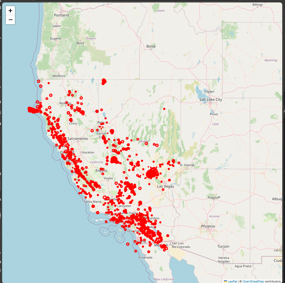 Earthquake Map Preview